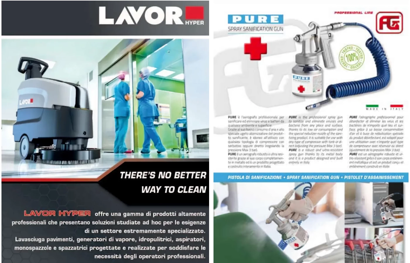 Lavor e Pure Spary